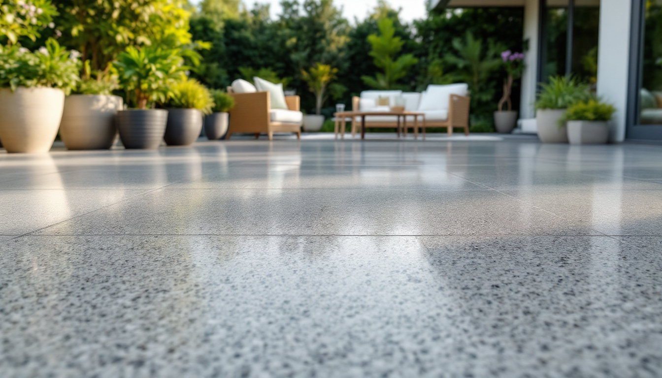 Béton ciré extérieur terrasse : esthétique et facile à poser