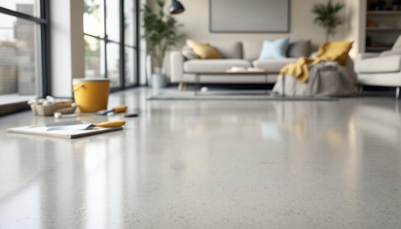 Béton ciré maison : techniques et astuces pour un sol réussi