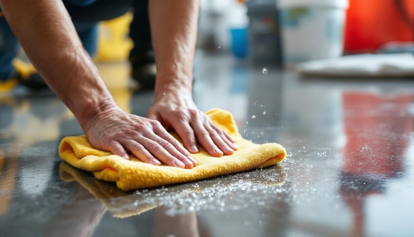 Entretien du béton ciré : astuces pour un nettoyage efficace