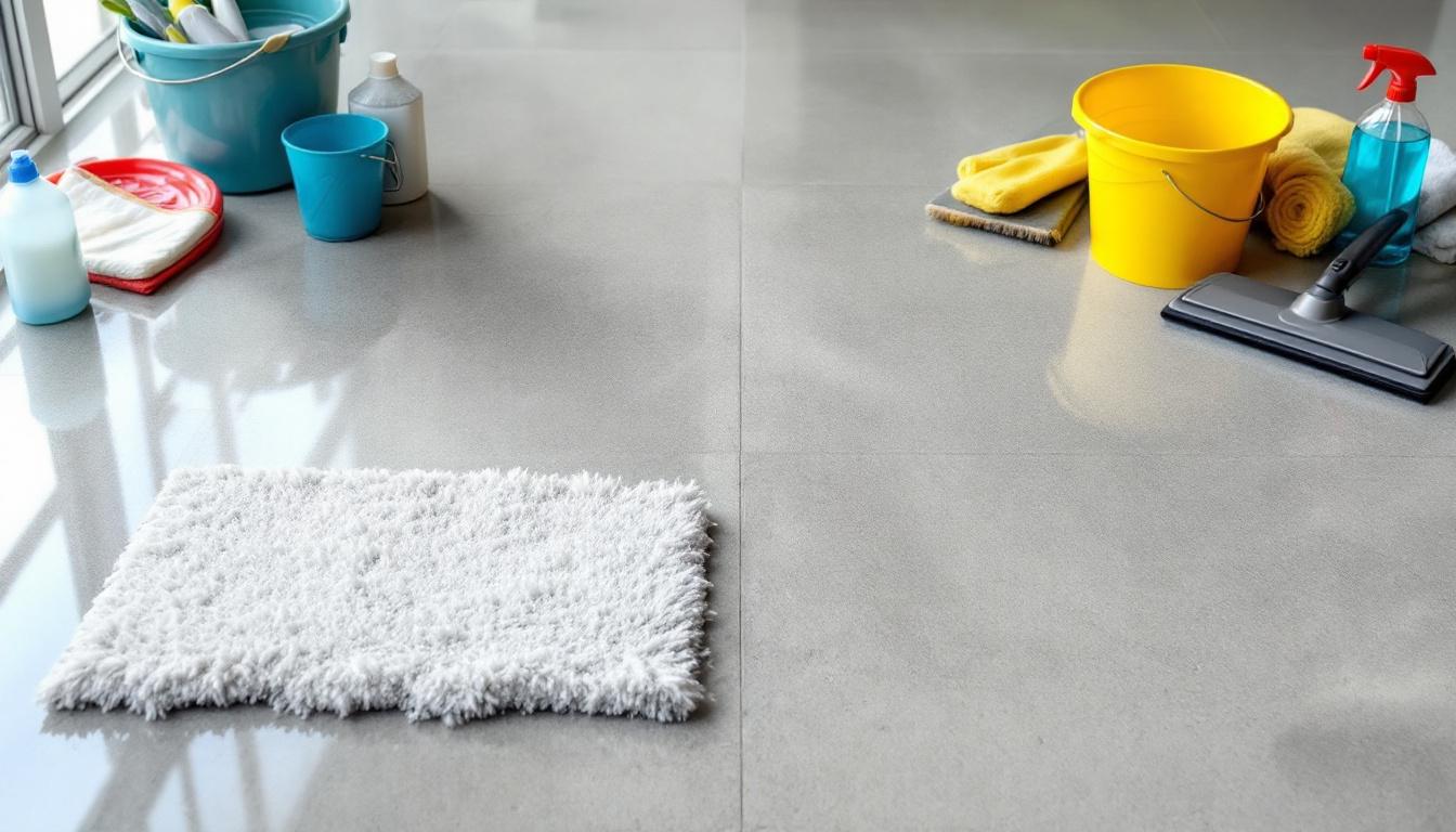 Entretien du béton ciré : astuces pour un nettoyage efficace