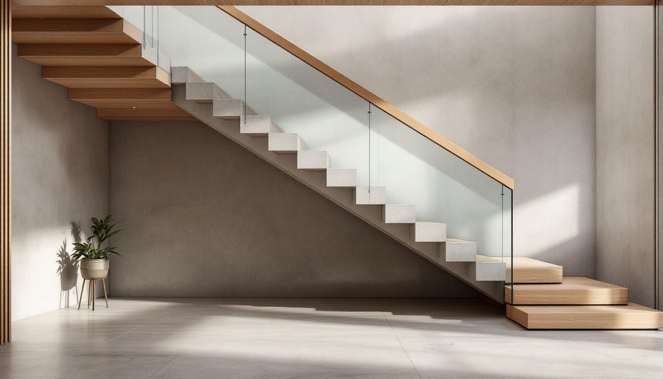 Escalier béton ciré et bois : modernisez votre intérieur avec style