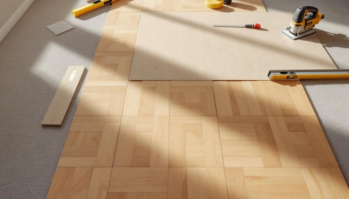 Poser parquet sur moquette : conseils pratiques et astuces essentielles