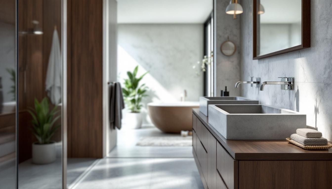 Vasque béton ciré : modernisez votre salle de bain avec style