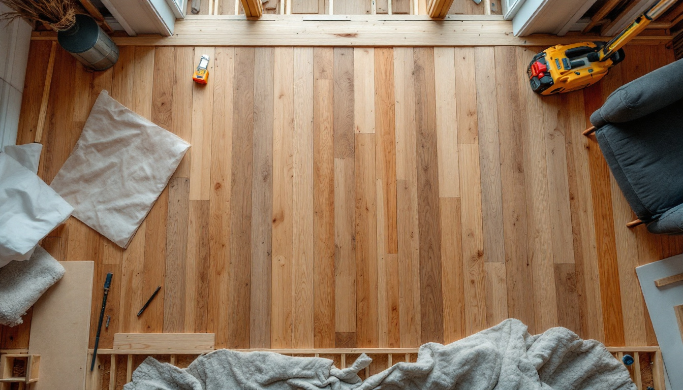 Pose parquet massif sur plancher bois : méthodes et conseils pratiques